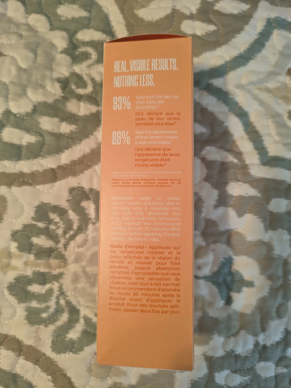 Maëlys B-FLAT Belly Firming Cream — White & Peach